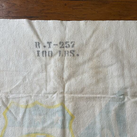 Vintage Seed Cloth Sack MFA Quality Seed Springfield Missouri R.T-257 100 LBS. - Picture 5 of 10